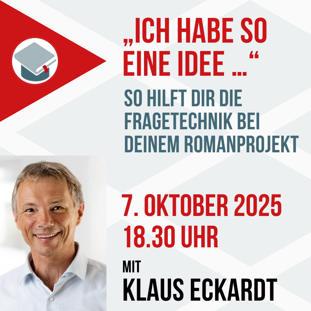 „Ich habe da so eine Idee …“ - So hilft dir die Fragetechnik bei deinem Romanprojekt