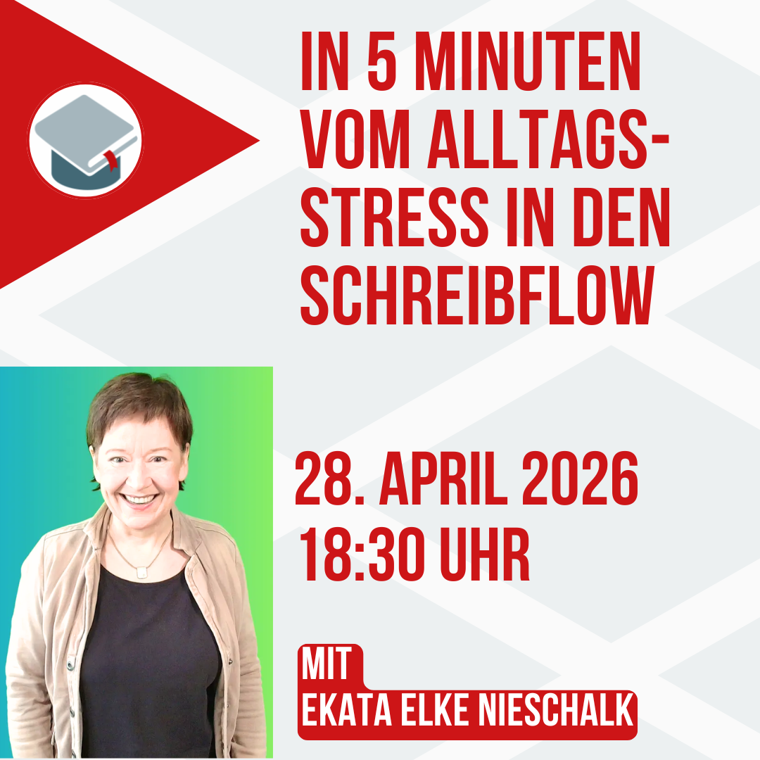 In 5 Minuten vom Alltagsstress in den Schreibflow