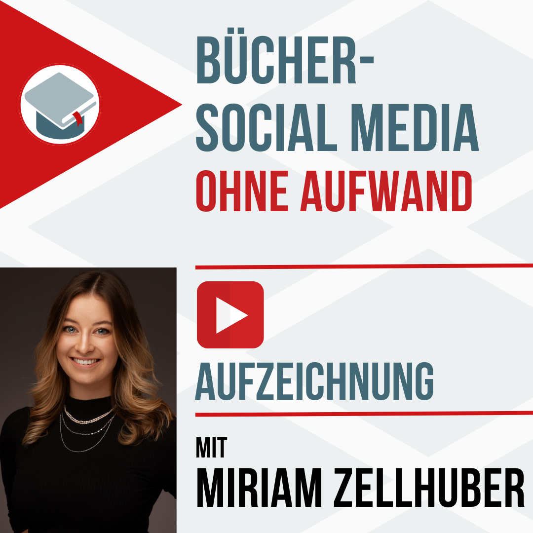 Aufzeichnung: Bücher-Social Media ohne Aufwand - für Autoren, Selfpublisher und Verlage 